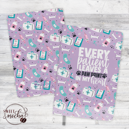 Paw Prints in My Heart Journal Notebook