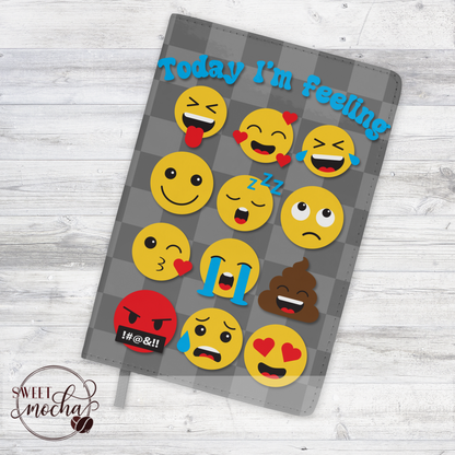 Emoji Checker Journal Notebook