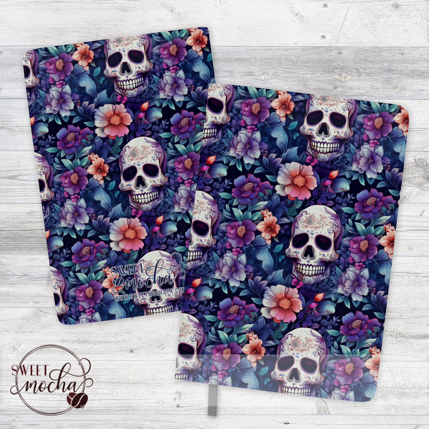 Floral Skulls Journal Notebook