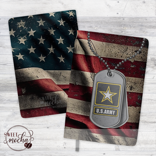 Military Dog Tags Journal Notebook