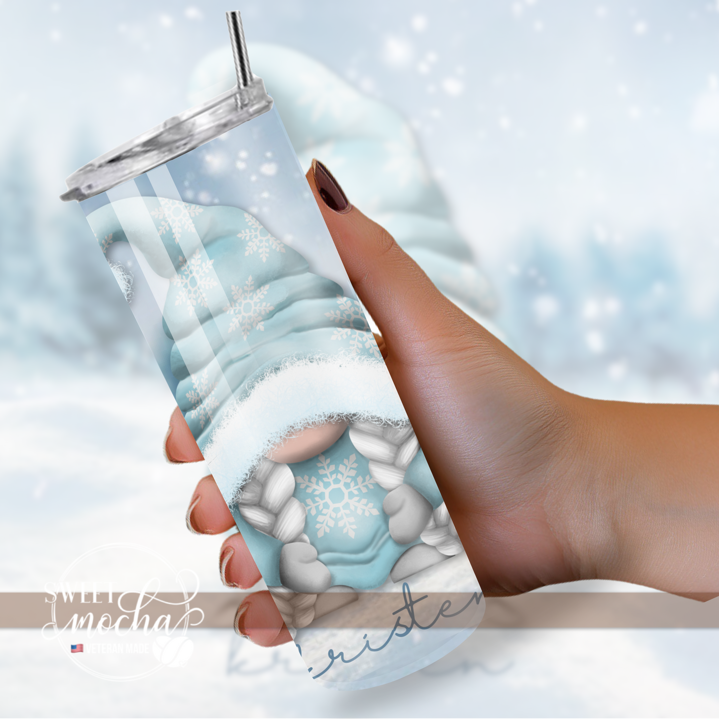 Winter Gnome Tumbler