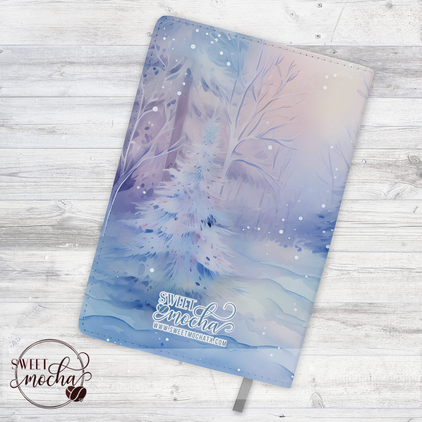 Winter Polar Bear Journal Notebook