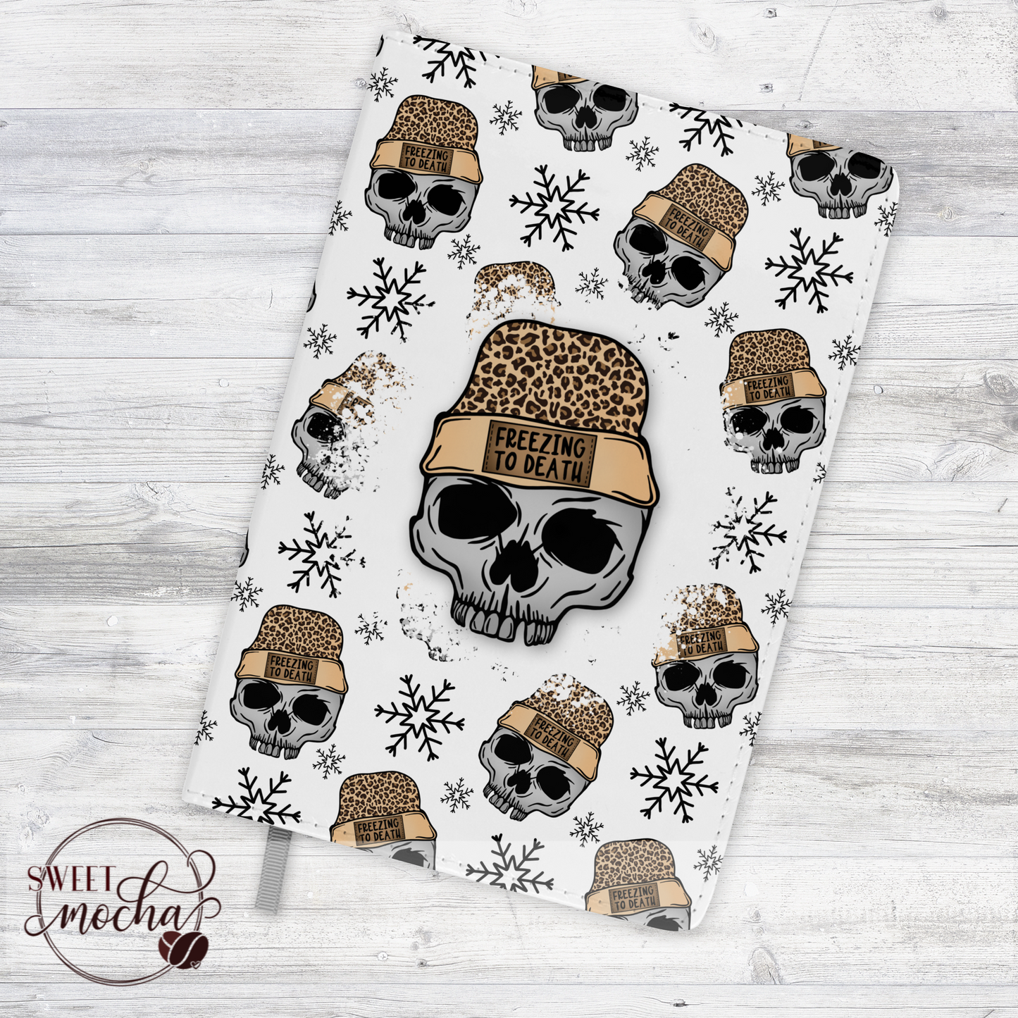 Freezing Skull Journal Notebook