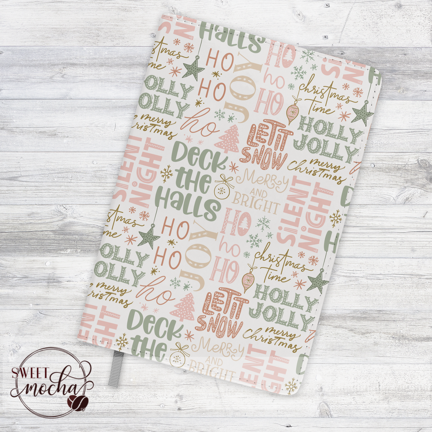 Holiday Word Collage Journal Notebook