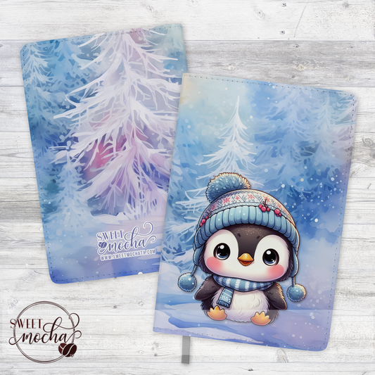 Winter Penguin Journal Notebook