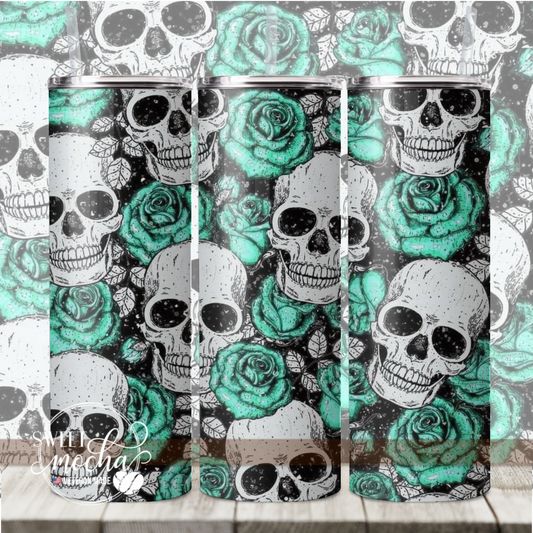 Skull & Roses Tumbler