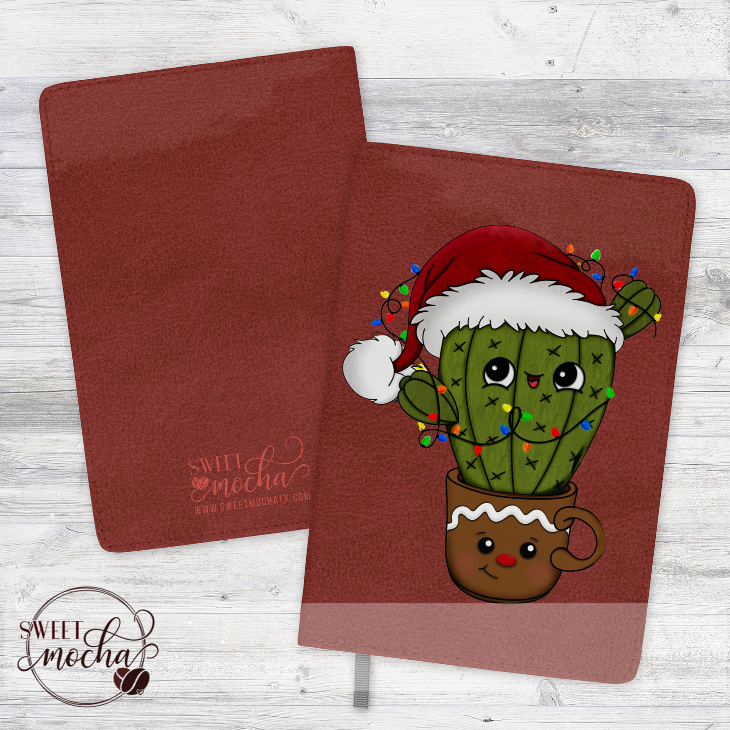 Christmas Cactus Journal Notebook