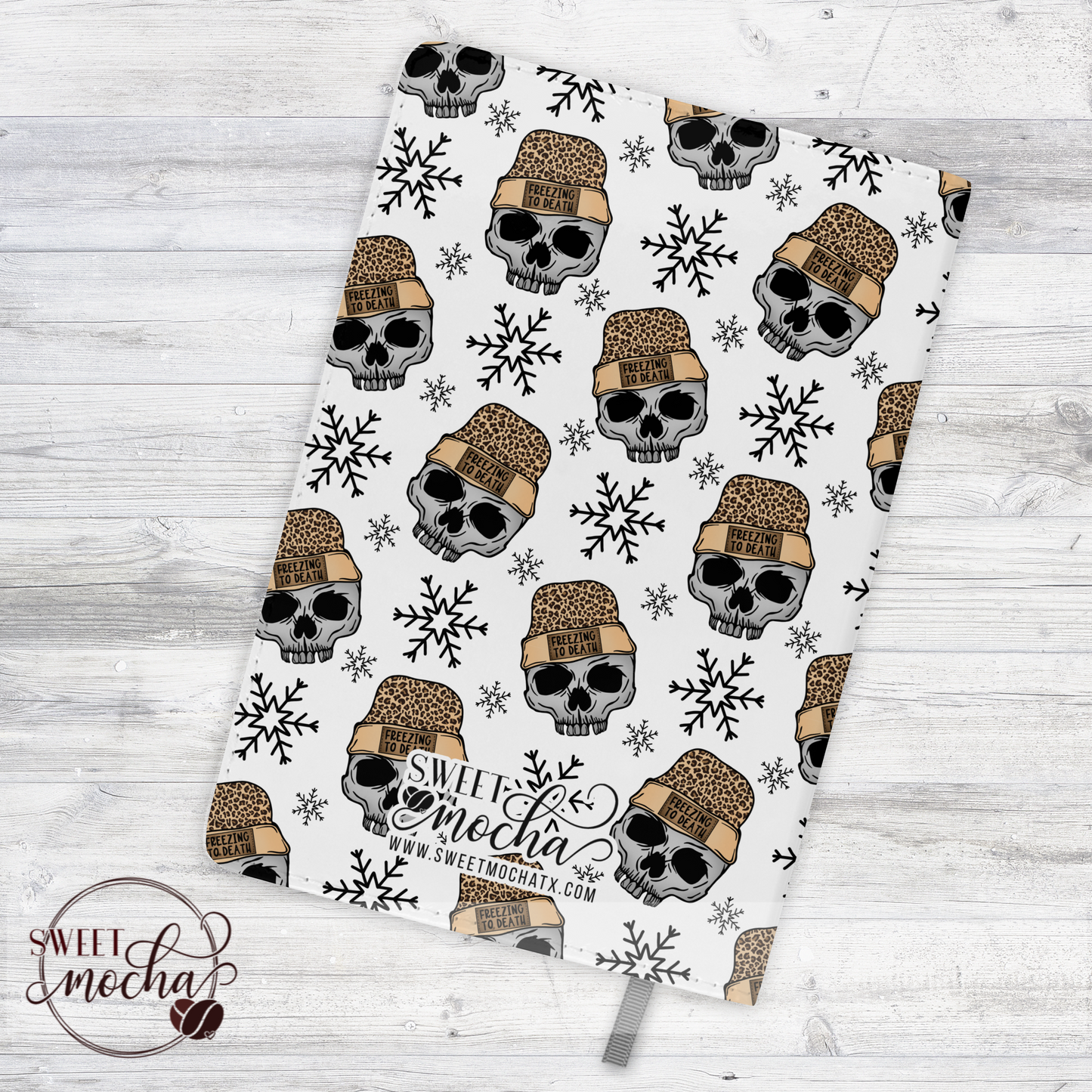 Freezing Skull Journal Notebook