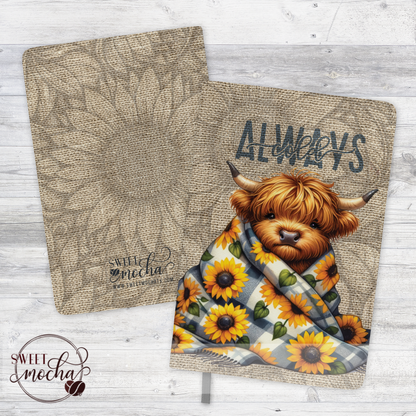 Always Cold Highland Cow Journal Notebook