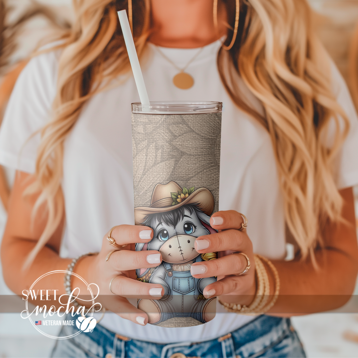 Sunflower Eeyore Tumbler