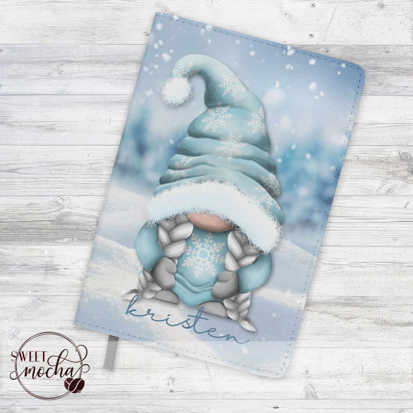 Winter Gnome Journal Notebook