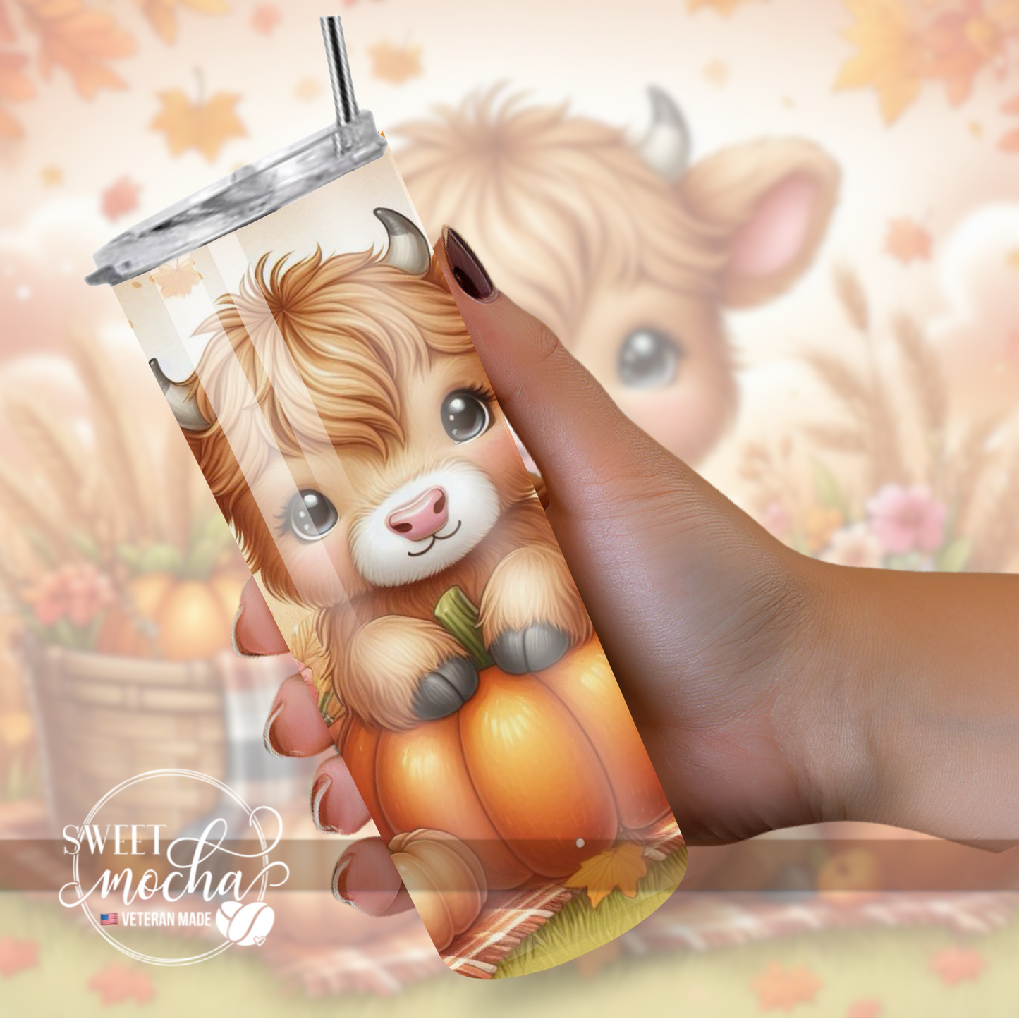 Fall Baby Highland Tumbler