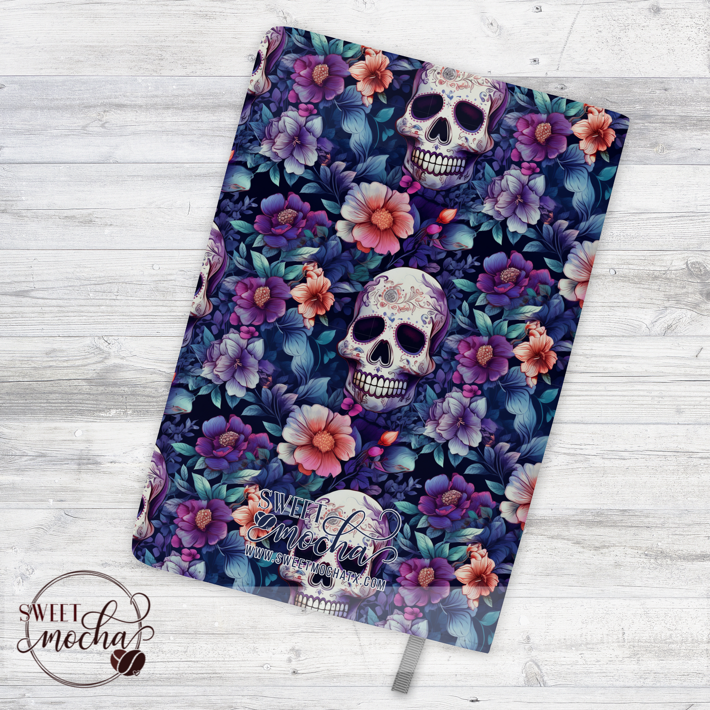 Floral Skulls Journal Notebook