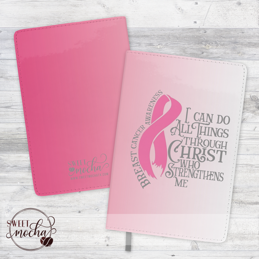 Breast Cancer Awareness Journal Notebook