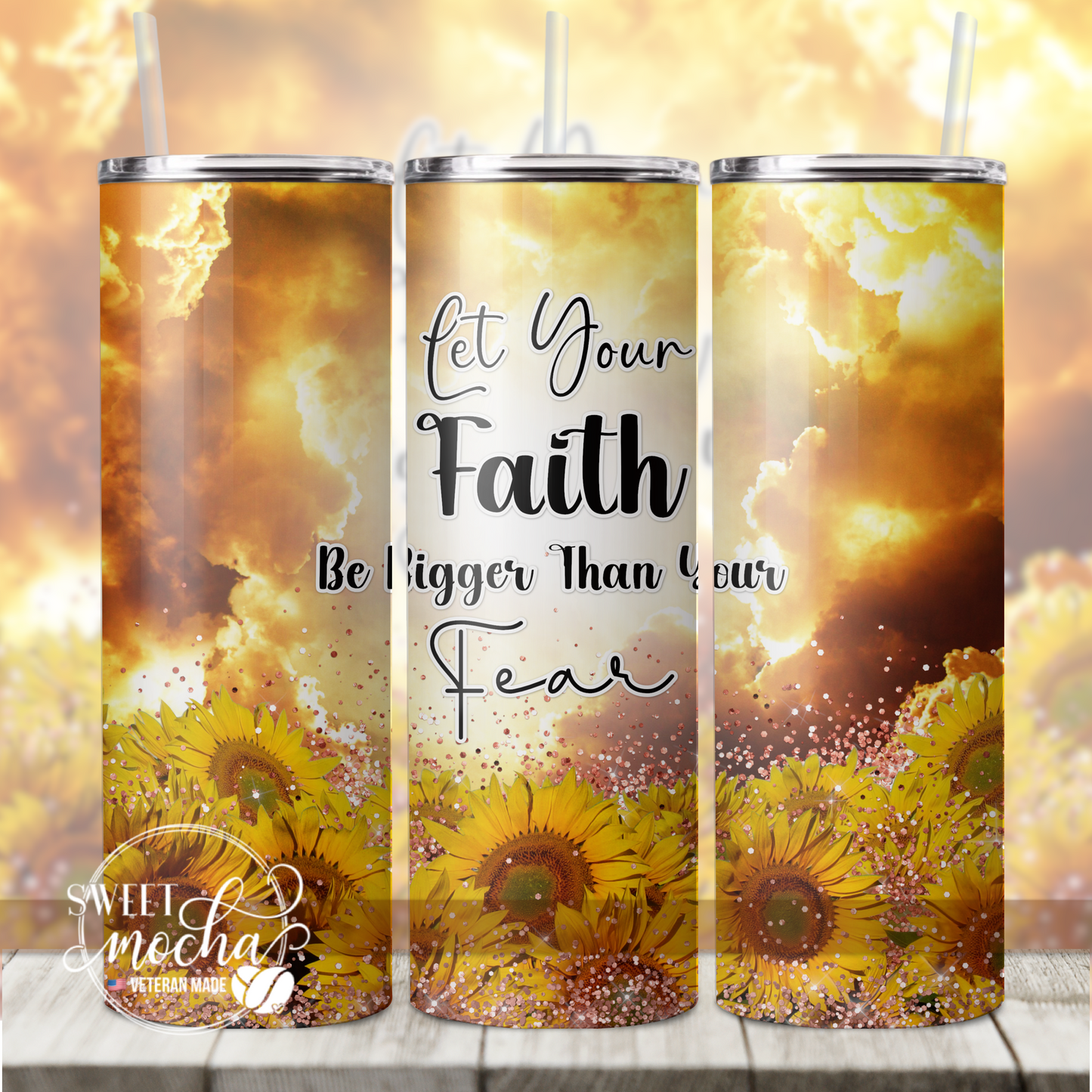 Faith Bigger Than Fear Tumbler