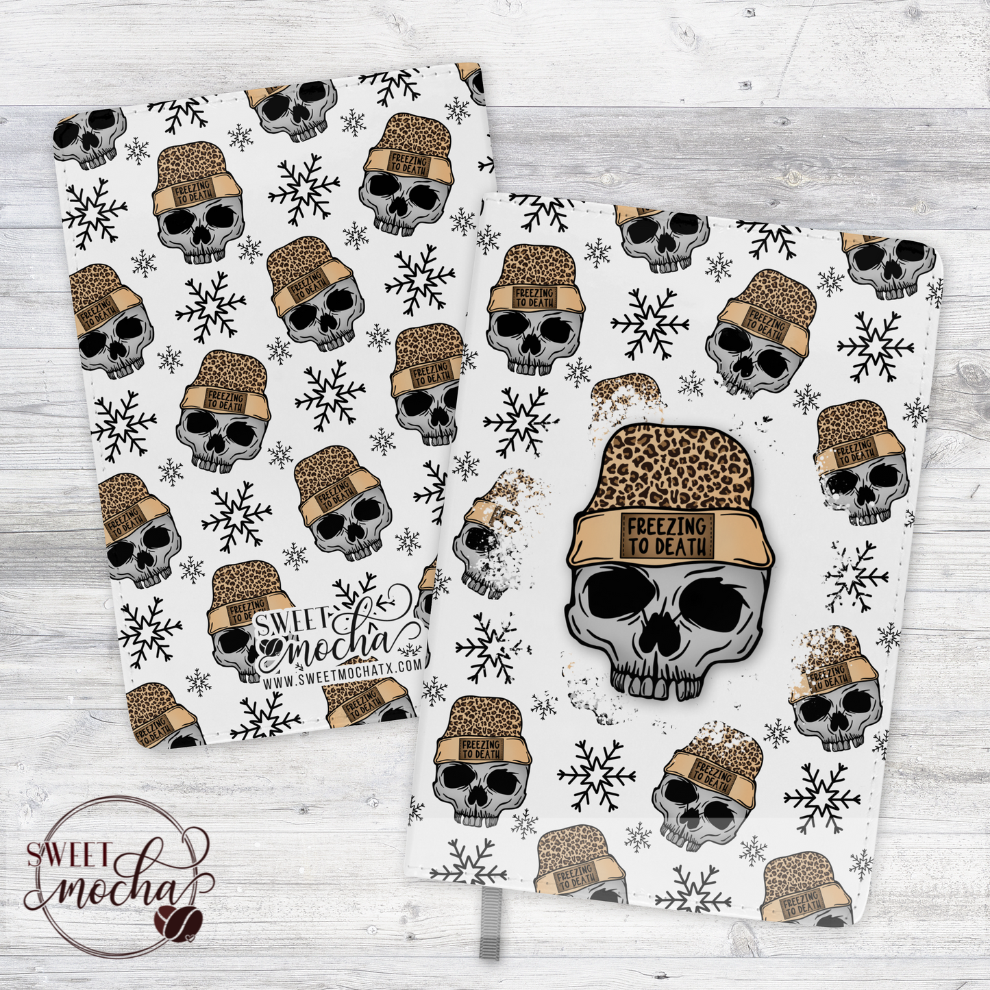 Freezing Skull Journal Notebook