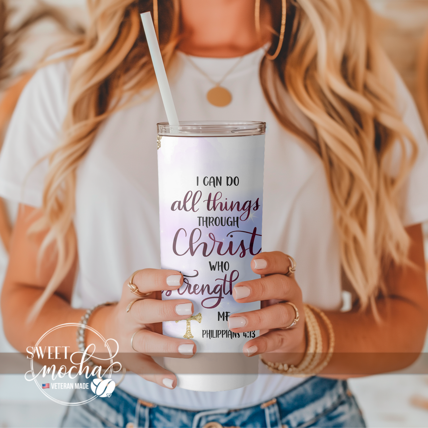 Phil 4:13 Verse Tumbler