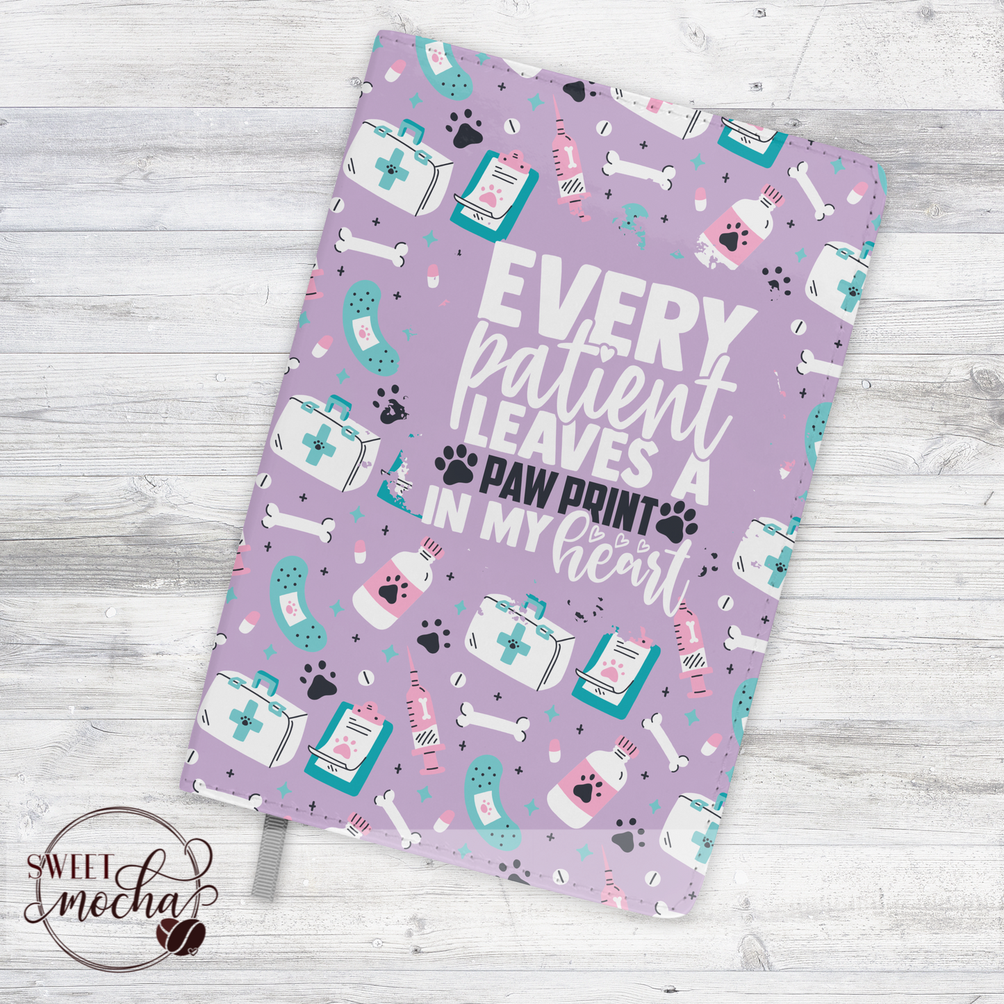 Paw Prints in My Heart Journal Notebook