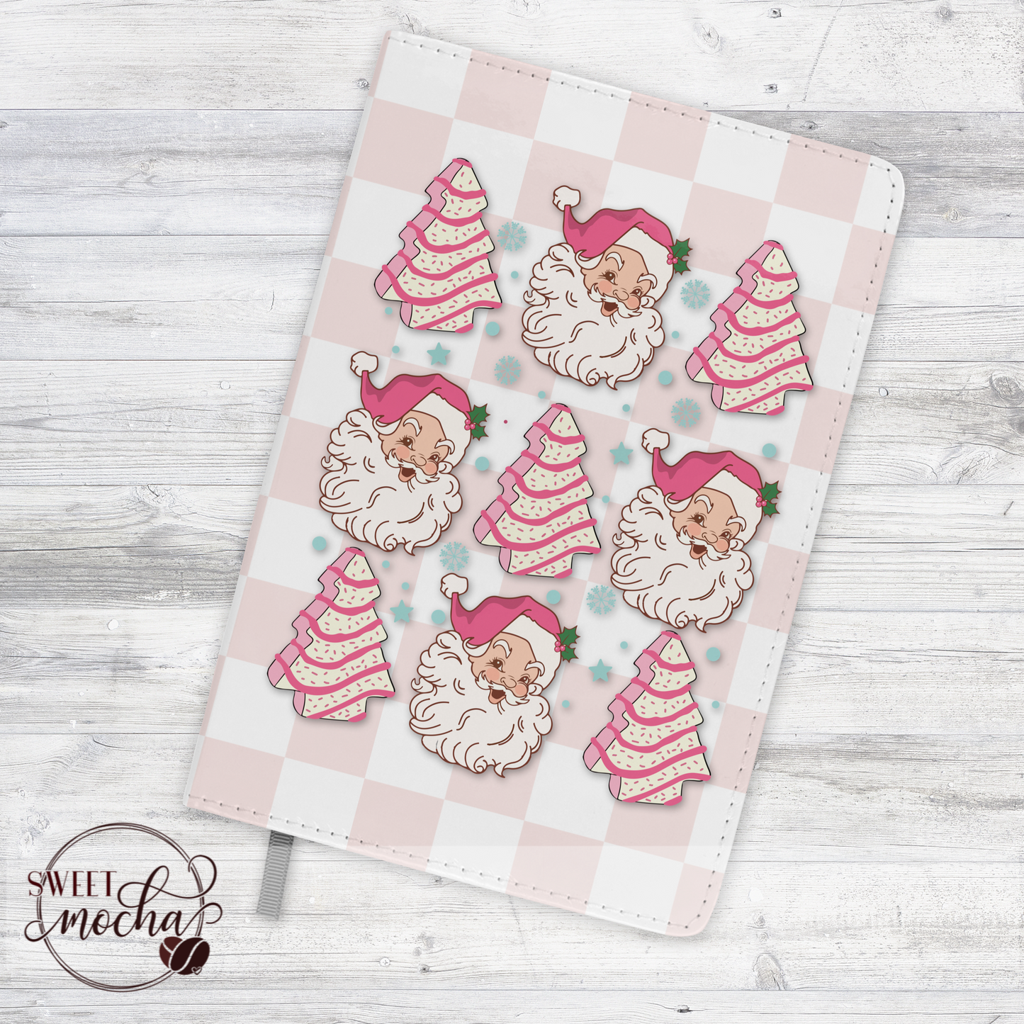 Pink Santa Cakes Journal Notebook