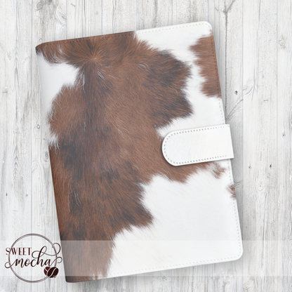 Brown Cow Hide Planner