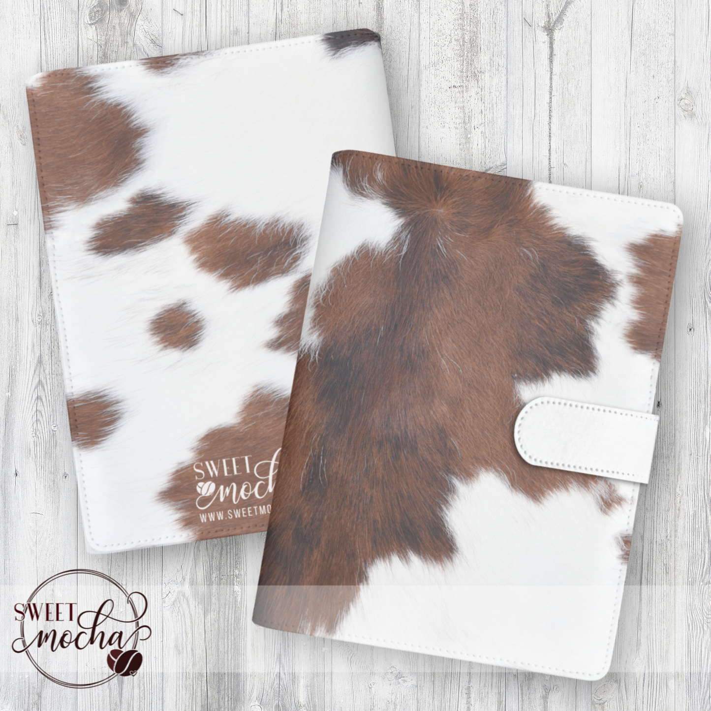 Brown Cow Hide Planner