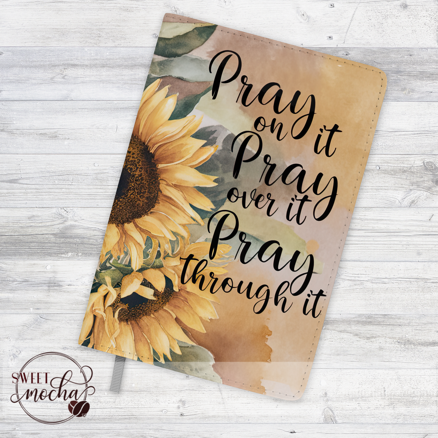 Pray Sunflowers Journal Notebook